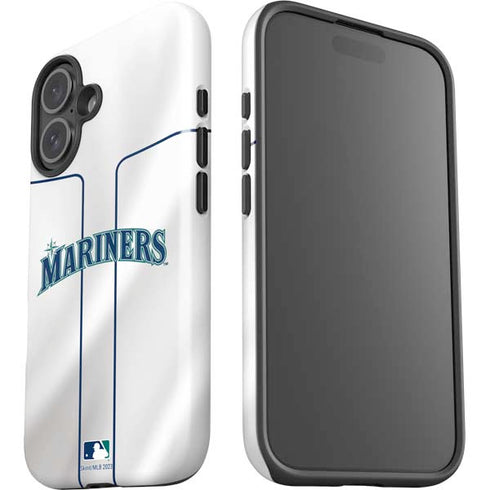 MLB Seattle Mariners Home Jersey iPhone 16 Plus Impact Case